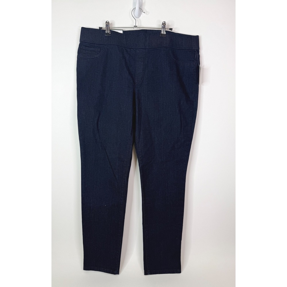 NEW Ralph Lauren LRL Jeans Women's 16  Modern‎ Legging Pull On Jegging Dark Wash
